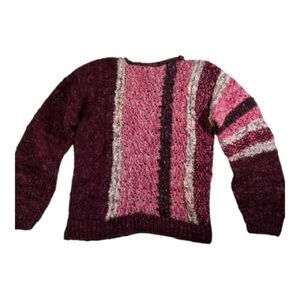 Hand knit Sweater Womens Size S/M granola gorpcore chukyknit grandmacore knit